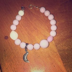 Sweet purple charm bracelet